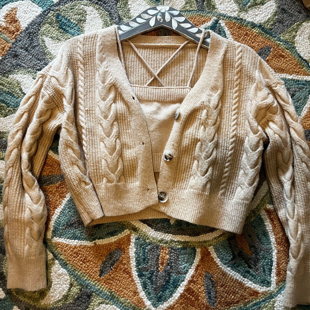 Crop Sweater set